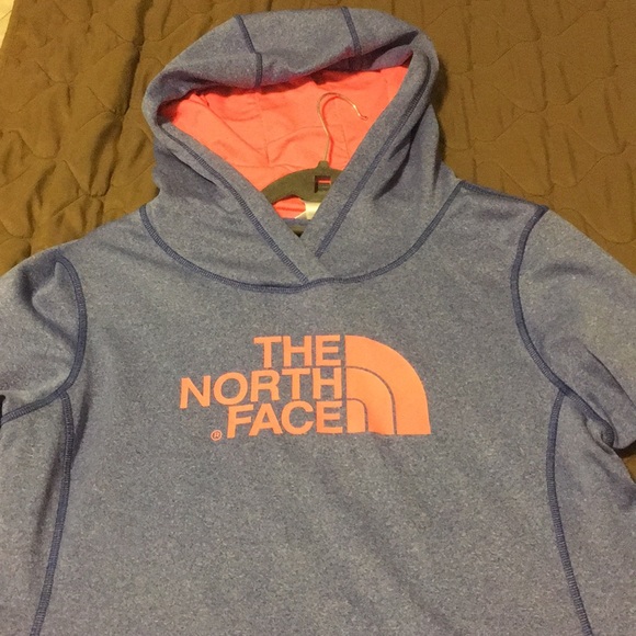 North face Large hoodie purple pink